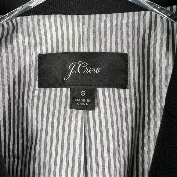 NWOT J Crew Schoolboy Jacket Blazer Black Two Button Notch Lapel Classic… - Picture 4 of 7